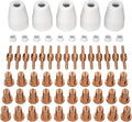 ARCCAPTAIN 60PCS PT31 Plasma Cutting Consumables Fit CUT-45 CUT-50 CT-312 by ARCCAPTAIN