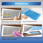 Air Vent Filter, 2 Pack 12"X100" Cut to Size MERV 8 Triple Air Filter Material - Image 6