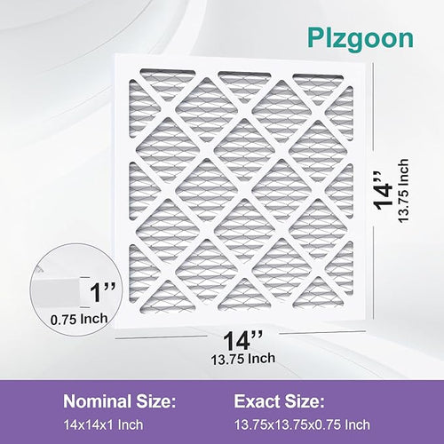 14x14x1 Air Filter MERV 11 MPR 1000 HVAC Pleated A/C Furnace Filters Compatible - Image 2