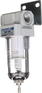 PneumaticPlus SAF200-N02B Miniature Compressed Air Particulate Filter 1/4" NPT - Image 3