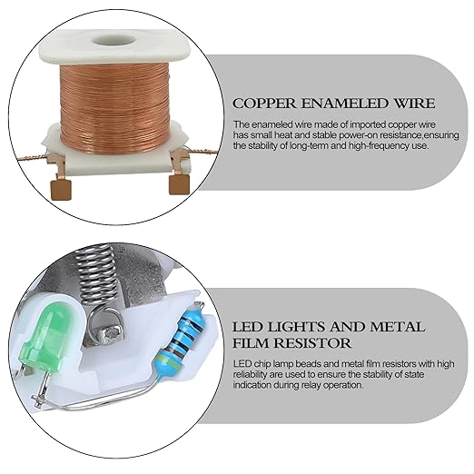 Electromagnetic Power Relay, 14-Pin 5 AMP 24V AC Relay Coil - Image 4