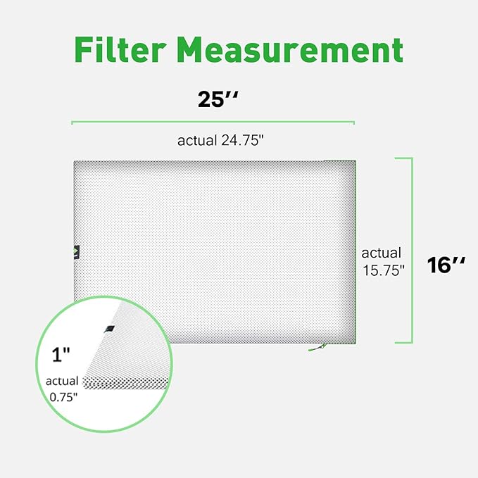 Reair 16x25x1 Air filter, Washable and Reusable Air Filter 16x25x1 - Image 6
