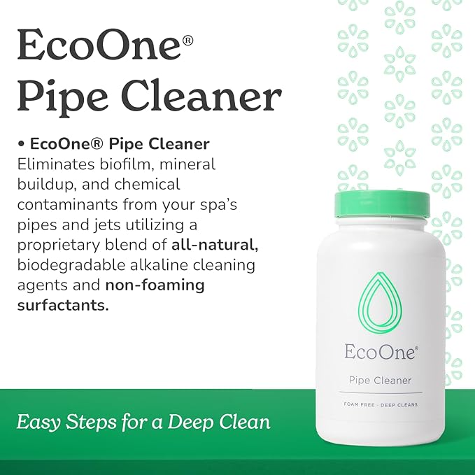 Pipe Cleaner by EcoOne | All-Natural Spa & Hot Tub Pipe and Jet Cleaner | Hot - Image 2