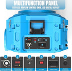 Air Scrubber with 3-Stage Filtration, 970CFM HEPA Air Scrubber Negative Air - Image 4