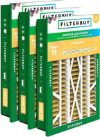 Filterbuy 16x25x5 Air Filter MERV 11 Superior Pet & Allergy Defense, by Filterbuy