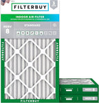 Filterbuy 20x30x2 Air Filter MERV 8 Essential Dust & Allergy Defense, by Filterbuy