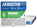 Aerostar 20x20x1 MERV 8 Air Filter, ACTUAL SIZE, Air Conditioning & Furnace by AirFiltersDelivered