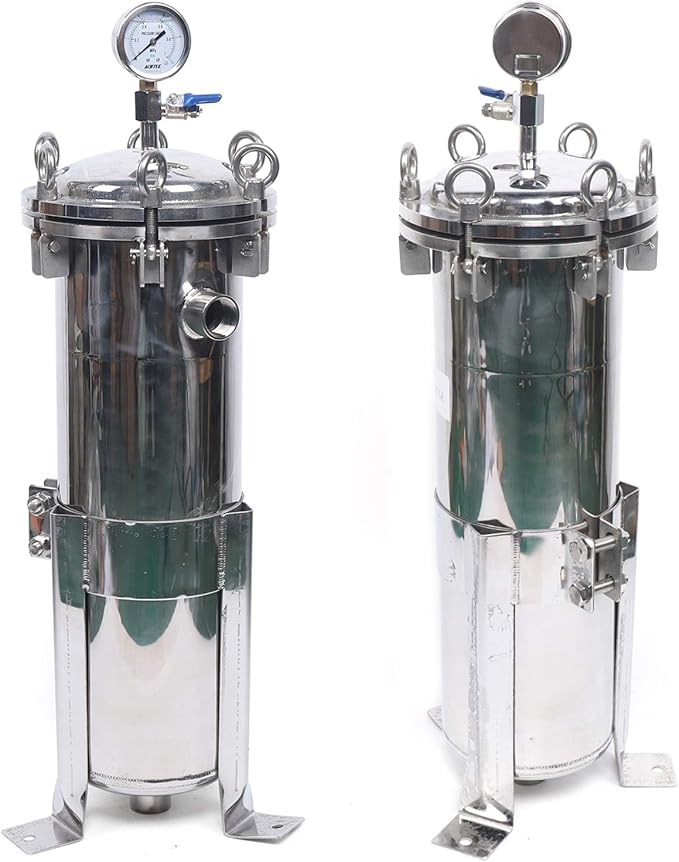 304 Stainless Steel Bag Filter Housing, Industrial Process Filter Housings - Image 6