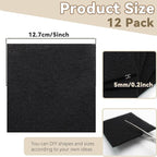 Biaungdo 12 Pack 5 Inch Sqaure Charcoal Filter Replacements - Image 4