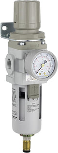 PneumaticPlus SAW300-N03BDG Compressed Air Filter Regulator Piggyback Combo by PneumaticPlus