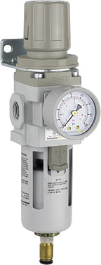 PneumaticPlus SAW300-N03BDG Compressed Air Filter Regulator Piggyback Combo by PneumaticPlus