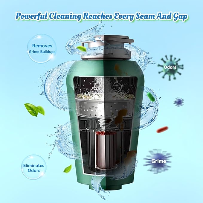 Garbage Disposal Cleaner Deodorizer Tablets-48 Pack Deep Cleaning Disposer - Image 4