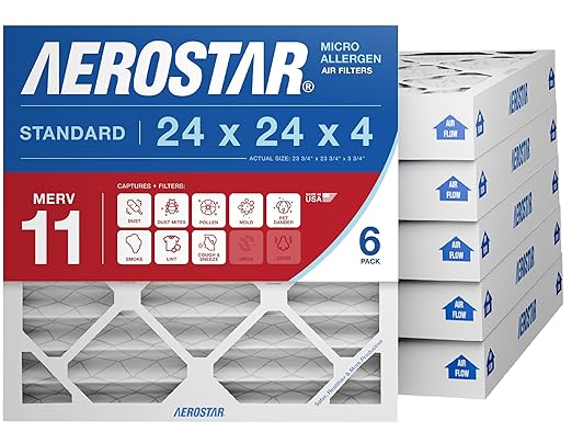 Aerostar 24x24x4 MERV 11 by AirFiltersDelivered