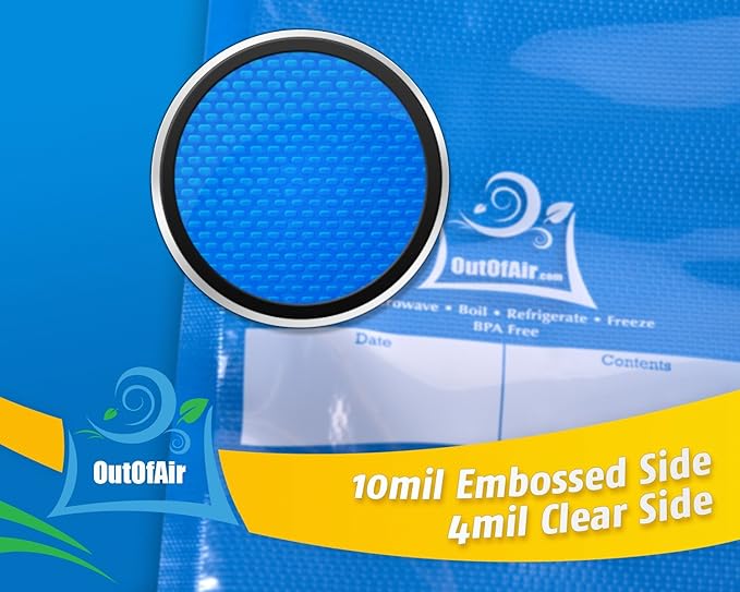 100 Vacuum Sealer Bags: Quart Size by OutOfAir Works - Image 5