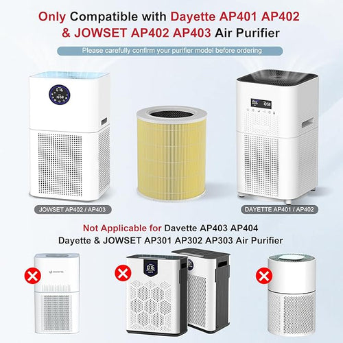 2 Pack AP401 AP402 Filter Replacement, Compatible - Image 2
