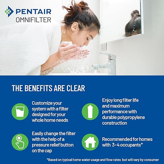 Pentair OMNIFilter Whole Home 10" Heavy-Duty Big Blue Water Filtration System - Image 6