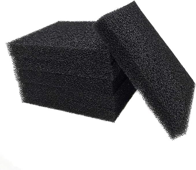 Aquarium Bio Fitler Media Sponge, 6.28 x 5.5 x 0.78 inch Foam Filter Pad - Image 4