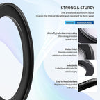 72-77mm Step-Up Ring Adapter, 72mm to 77mm Step Up Filter Ring - Image 5