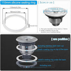 4PCS 110mm Silicone Sealing Gaskets - Image 2