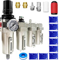 Upgraded 1/2" NPT Heavy Duty Industrial Grade 4 Stage Air Drying System by Unknown
