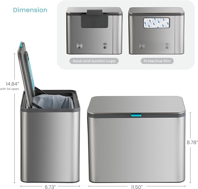 Home Zone Living Kitchen Compost Bin - Image 7
