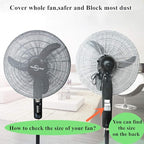2 Pack - 18" Fan Safety Protection Cover, Kids Finger Protect Fan Net Guard - Image 7