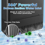 Turtle Tank Filter Aquarium Filter w/ Detachable U-V Light - Image 7