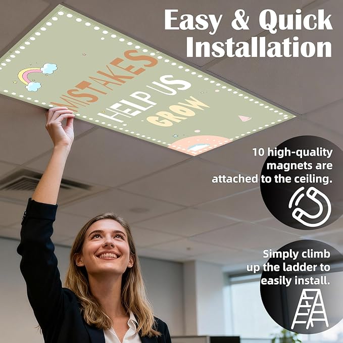 4 Pcs Fluorescent Light Covers - Image 3