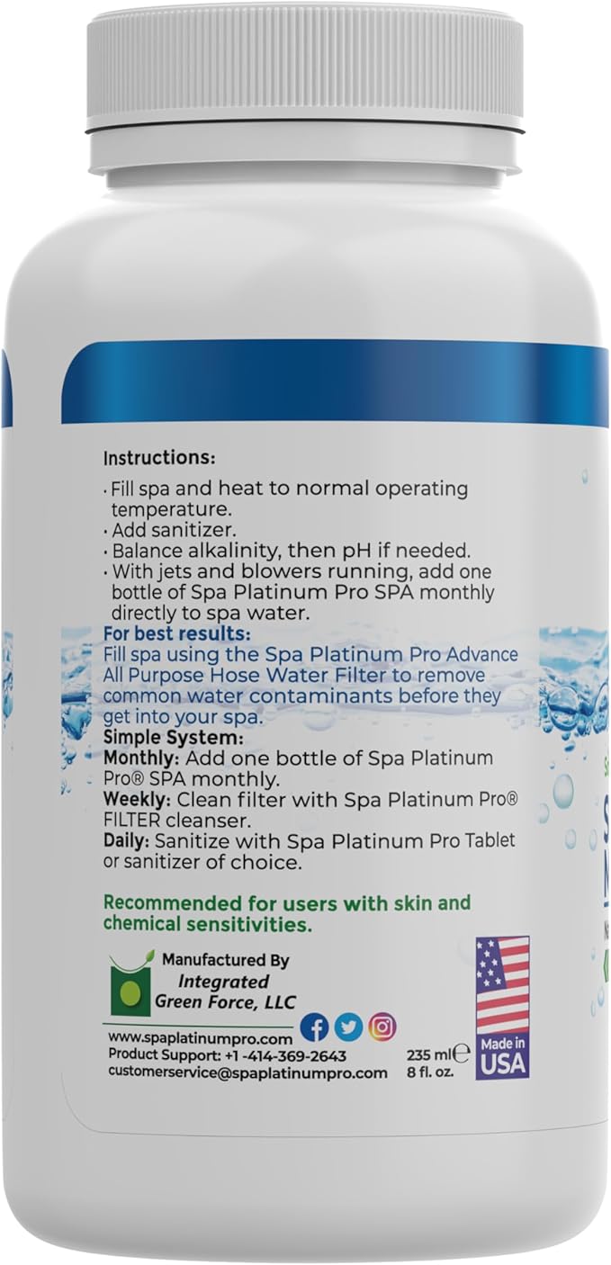 Spa Platinum Pro Hot Tub Water Clarifier, Spa Water Clarifier - Image 6