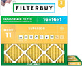 Filterbuy 16x16x1 Air Filter MERV 11 Superior Pet & Allergy Defense, by Filterbuy