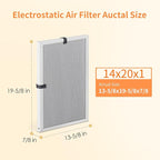 2-Pack 14x20x1 MERV 8 Reusable & Washable Electrostatic Air Filters - Image 2