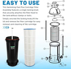W3C17502 Swimming Pool Plus Cartridge Filter Assembly 200 Sq Ft, 150 GPM - Image 6