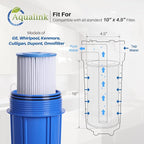 AQUALINK PPL10BB 10" x 4.5" Whole House Pleated Sediment Filter - Image 4
