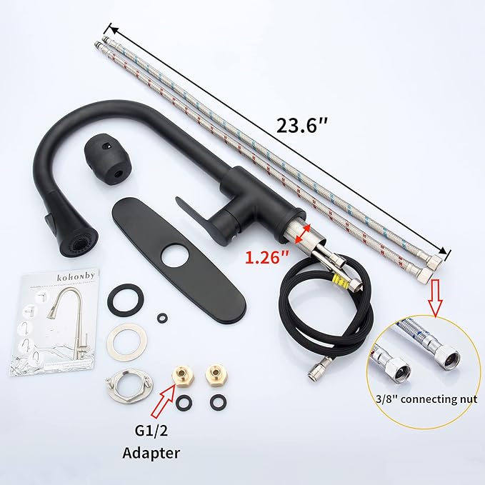 Single Handle Kitchen Faucet - Image 5