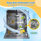Dishwasher Cleaner Tablets Deodorizer Pods-24 Pack Deep Cleaning Dish Washer - Image 4