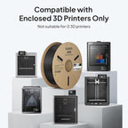 ELEGOO ASA Filament 1.75mm Deep Black 2KG, UV & Weather Resistant 3D Printer - Image 7