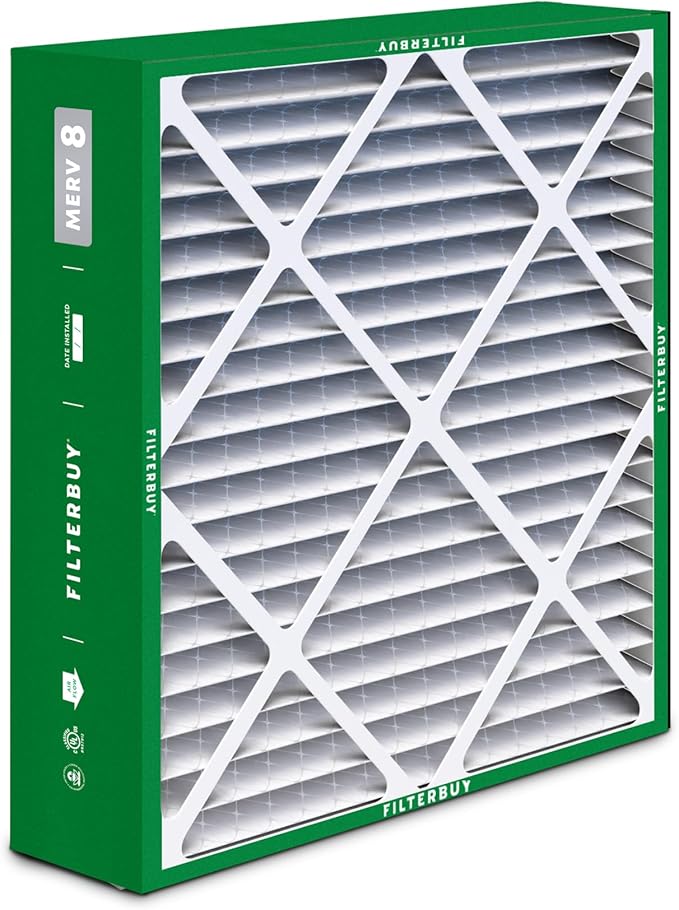 Filterbuy 19x20x5 Air Filter MERV 8 Essential Dust & Allergy Defense, Pleated - Image 9