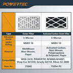 POWERTEC 5 Micron Outer Air Filter 2PK - Image 7