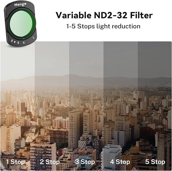 Haoge Magnetic Filter Set for DJI Osmo Pocket 3, Includes 1/4 Black Mist Filter - Image 8