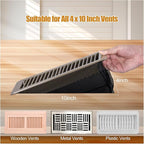 Floor Register Trap 4 x 10 Inch, Upgraded Floor Vent Filter Net Catches Toys - Image 2