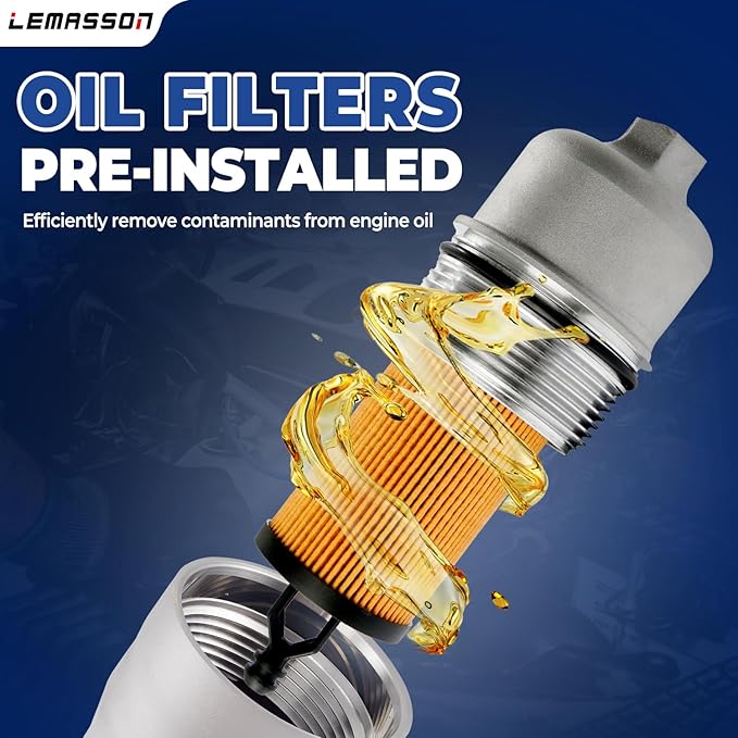 926-959 Stainless Steel Engine Oil Cooler Oil Filter Housing - Image 7