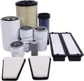 Filter Kit Compatible for CASE Tractor FARMALL 85C 120C 120U 90C 100C 95C 105C by YQABLE