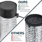 2Pcs 4 Inch Grow Tent Vent Cover Filter, Duct Filter Net - Image 3