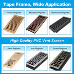4 Packs Floor Register Vent Cover, Stone & More - Image 4