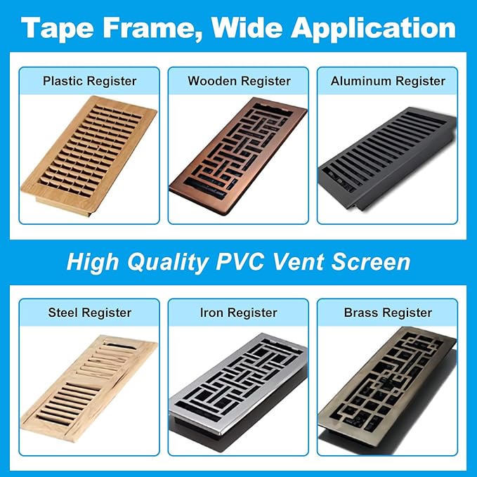 4 Packs Floor Register Vent Cover, Stone & More - Image 4