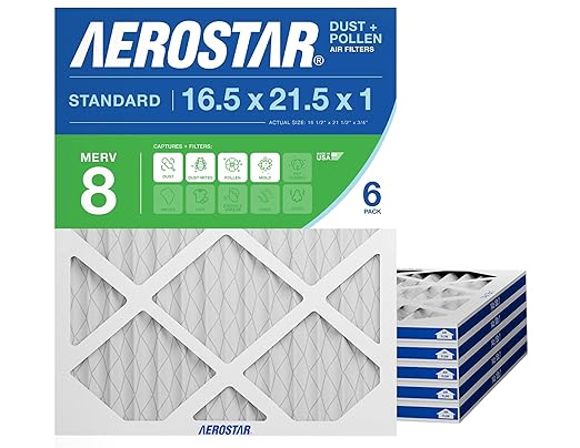 Aerostar 16.5x21.5x1 MERV 8 by AirFiltersDelivered