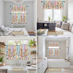 Easter Kitchen Curtains Set 3 Piece - Image 4