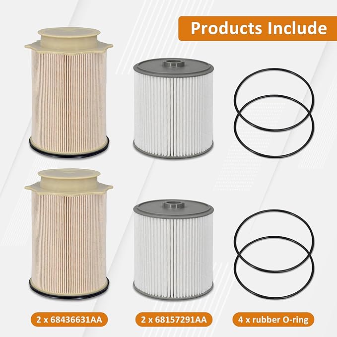 Marsram Fuel Filter for Ram 2500 3500 4500 5500 6.7 Cummins Diesel, Fuel - Image 5