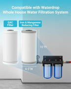 AQUA CREST 10"x 4.5" Whole House Carbon Water Filter, Iron & Manganese Reducing - Image 2
