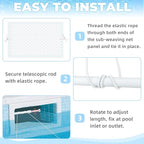 Pool Skimmer Guard Kit Pool Skimmer Screen Net Skimmer Catcher Leaf Shield Net - Image 8